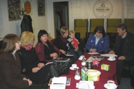 Vladimiro Beresniovo nuotraukoje: Kauno apskrities skyriaus valdybos nariai paskutinį                                          kartą 2009 metais drauge aptarė savo planus